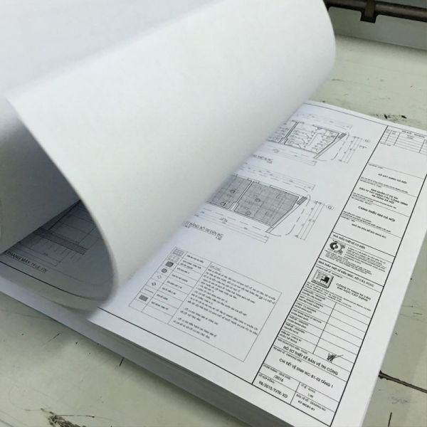 In bản vẽ khổ A2 In bản vẽ khổ A2